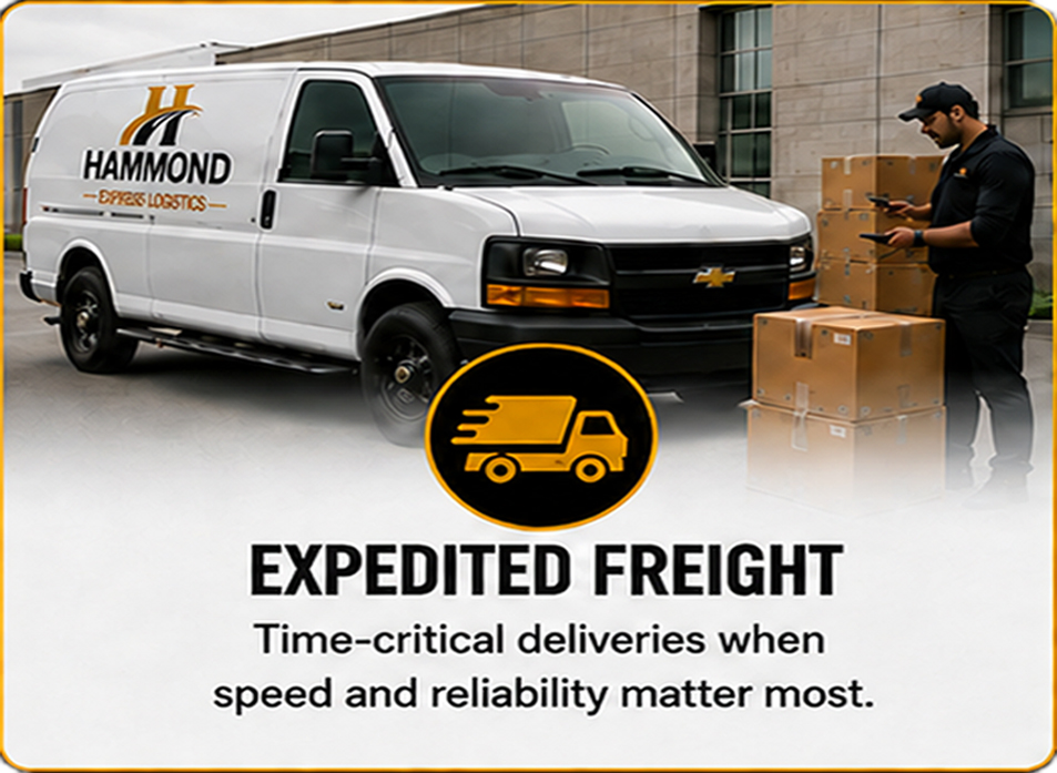 Expedited freight delivery service